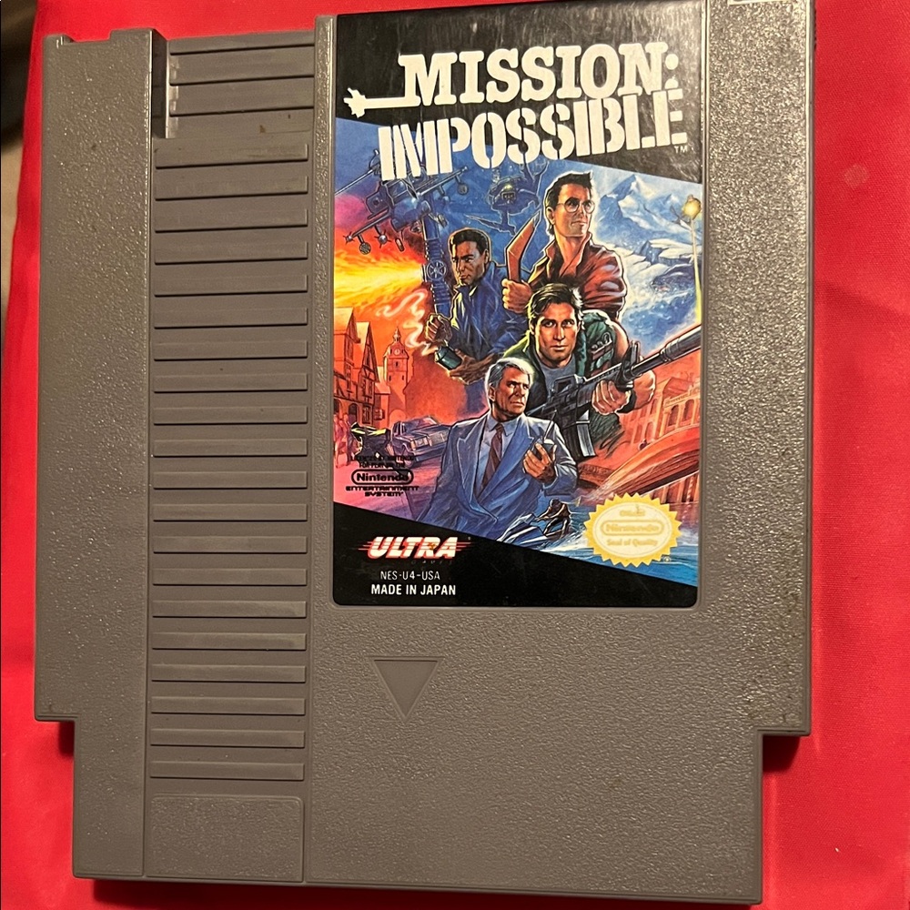 Nintendo Mission: Impossible NES Game - Gray